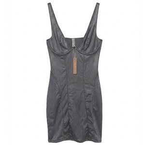 skims cotton voile mini dress Skims Cotton Voile Mini Dress - Marble